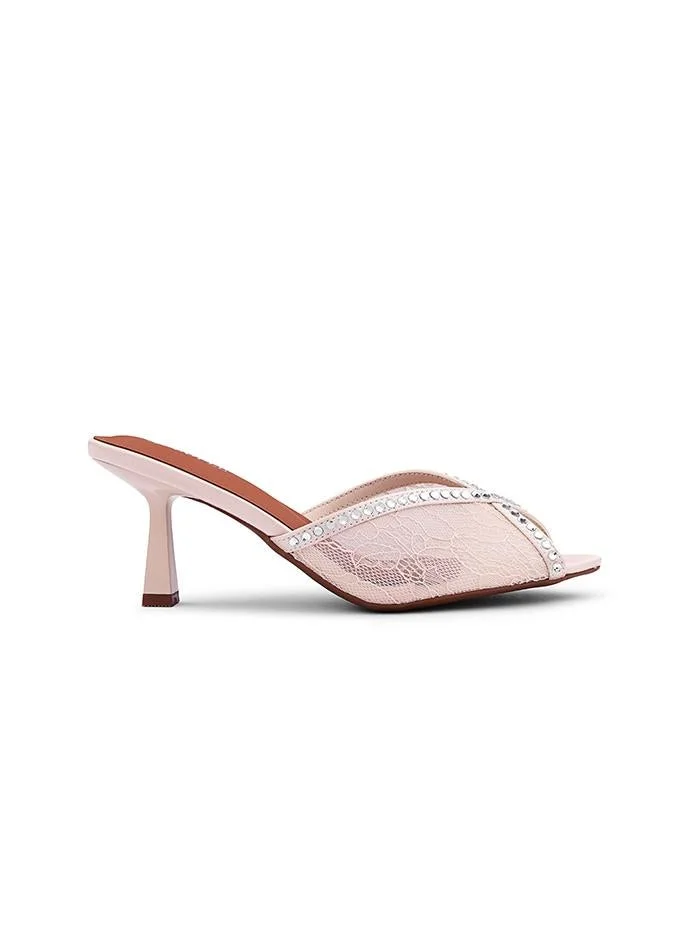 كابلي صنادل نسائية مسطحة منزلقة